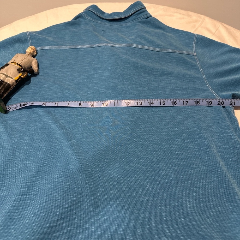 Tommy Bahama Men’s Blue Polo Shirt Size L Cotton Blend Casual Resort Golf - Picture 4 of 5